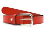 3 cm dames riem rood 30201