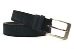 3,5 cm suède riem zwart 350Y