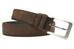 3,5cm suède riem bruin 350Y