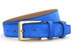3,5cm suède riem kobalt 350Y