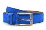 3,5cm suède riem kobalt 350Y