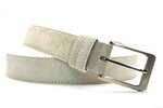 3,5cm suède riem ecru 350Y