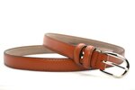 2cm smalle riem cognac 200am