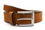 4 cm suède riem cognac 400