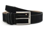 4 cm suède riem zwart 400