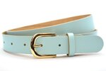 3 cm dames riem blauw 30209