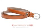 2cm cognac riem - dames riem cognac nerfleder co200am