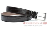 3,5 cm donkerbruine riem 350cr