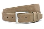4 cm suède riem taupe 400am