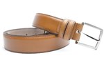 3,5 cm pantalon riem cognac 350-1