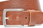 4 cm cognac jeans riem 64062