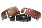 4cm bruine riem croco 400cr