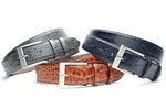 4cm cognac riem croco 400cr