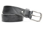 4 cm zwarte jeans riem 64069