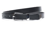 2 cm zwarte dames riem 20944zi