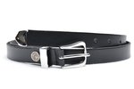 2 cm zwarte dames riem 20944zi