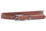1,5 cm smalle riem cognac 435