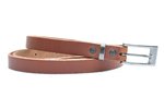 1,5 cm smalle riem cognac 435