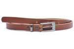 1,5 cm smalle riem cognac 435