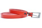 1,5 cm smalle riem rood 435