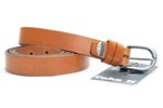 2,5 cm cognac riem 25493