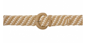 gevlochten riem beige ecru 26159