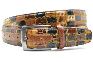 4 cm luxe patchwork riem 260320-5