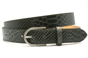 3cm dames riem kroko groen 30948