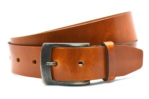 4 cm jeans riem cognac 627