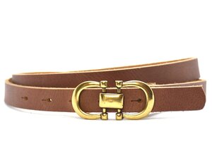 2 cm taupe dames riem 2015