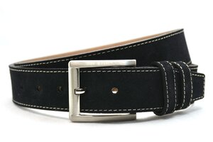 4 cm suède riem zwart 400