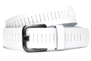 4 cm witte riem perfo Timbelt 427