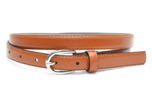 2cm cognac riem - dames riem cognac nerfleder co200am