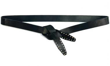 3 cm knoopriem met studs 30924