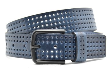 4 cm blauwe riem 40607