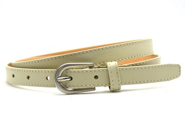 2cm smalle riem ecru 25434