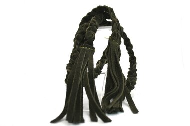 gevlochten riem groen 800050