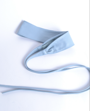 8 cm knoopriem lichtblauw 0001