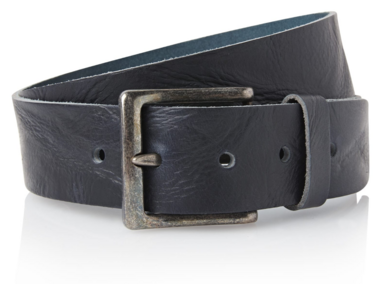 4,5 cm navy blauwe jeans riem 418