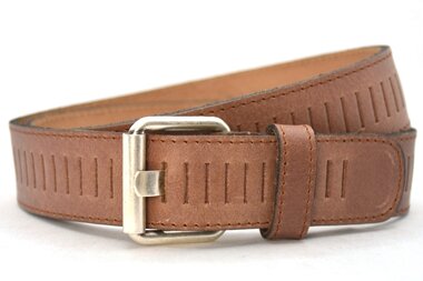 4cm taupe riem perfo 40428