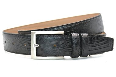 3,5 cm zwarte riem hagedis 350