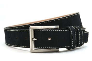 4 cm suède riem zwart 400