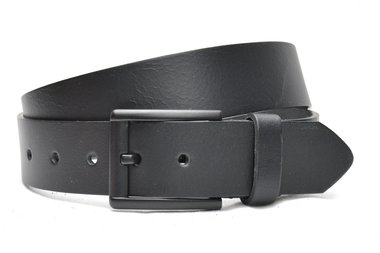 4 cm zwarte riem 40602