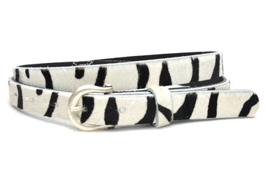 2 cm dames riem zebra 200