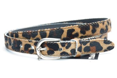 2,5 cm dames riem panter 250