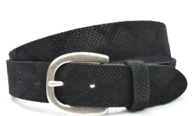 3,5 cm zwarte riem 35373
