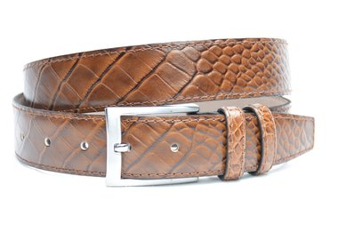 3,5 cm bruine riem croco 350cr