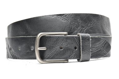 4 cm zwarte jeans riem 64069