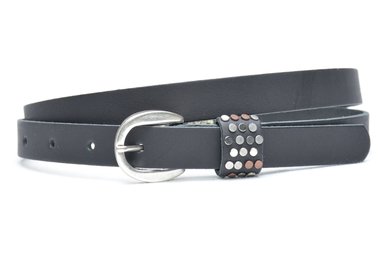2 cm smalle riem zwart 20948