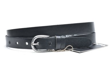 2,5 cm zwarte riem 25493